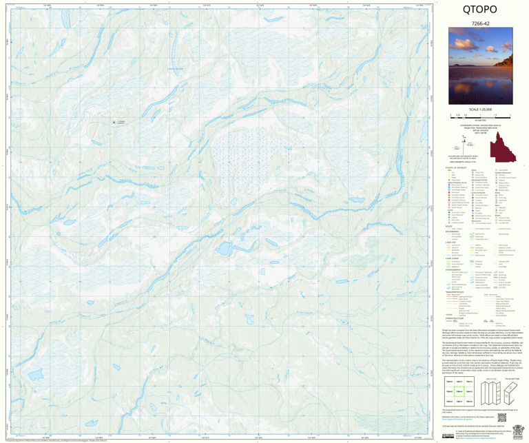 Diamond (7266-42) Map by Department of Natural Resources and Mines ...
