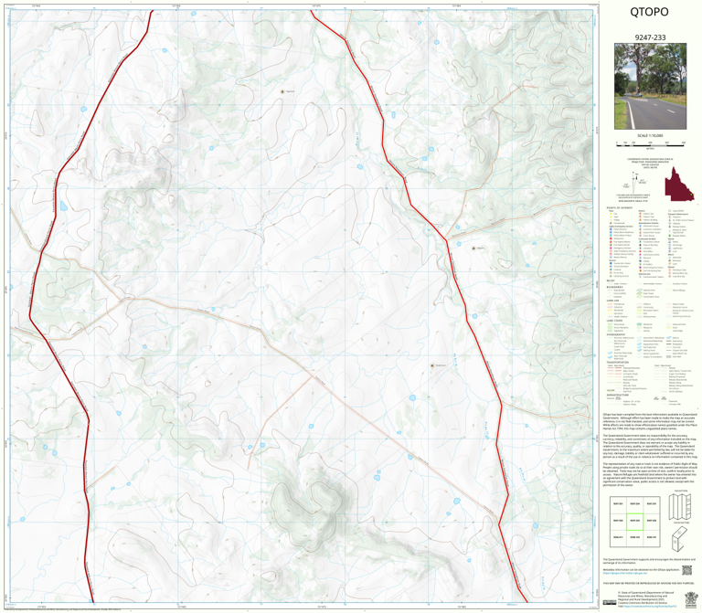 Didcot (9247-233) Map by Department of Natural Resources and Mines ...