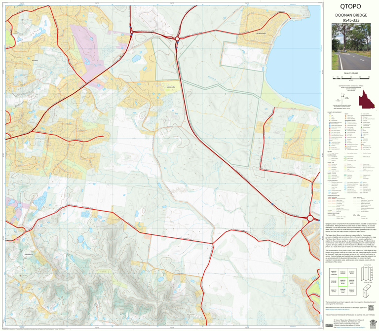 Doonan Bridge (9545-333) Map by Department of Natural Resources and ...