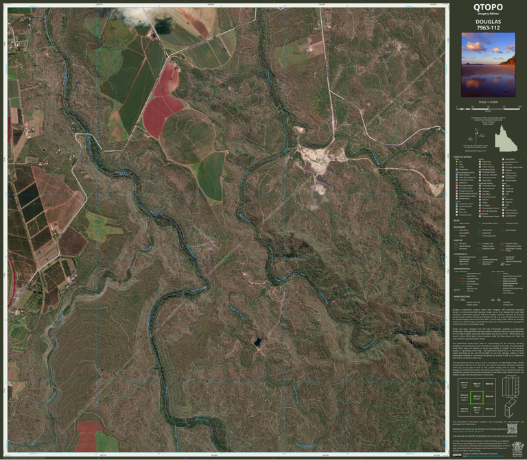 DOUGLAS (7963-112i) Map by Department of Natural Resources and Mines ...