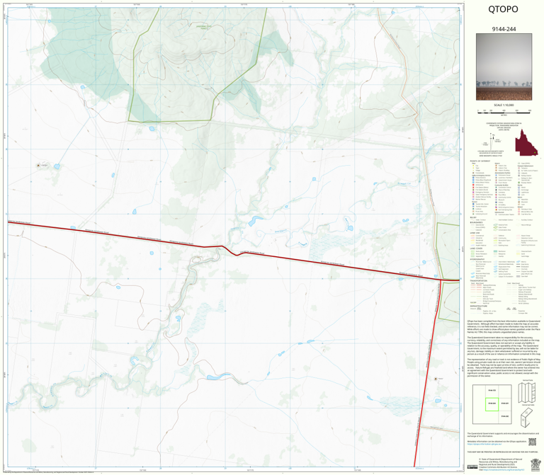 Downfall Creek (9144-244) Map by Department of Natural Resources and ...