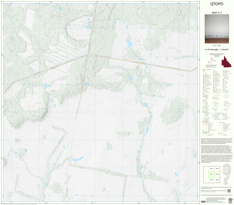 Dulacca Range (8844-211) Map by Department of Natural Resources and ...