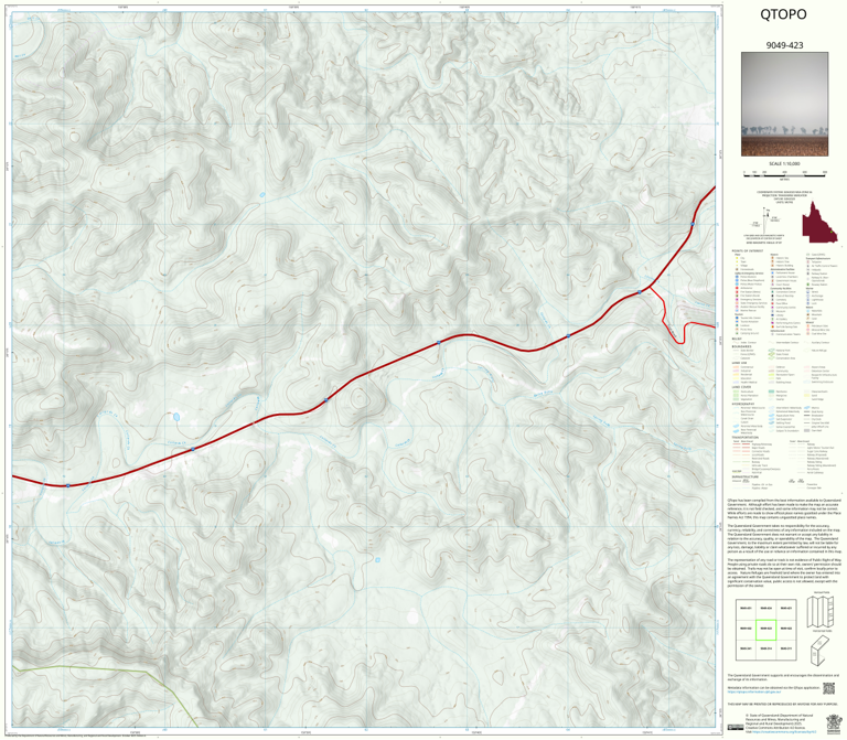 Dumgree (9049-423) Map by Department of Natural Resources and Mines ...