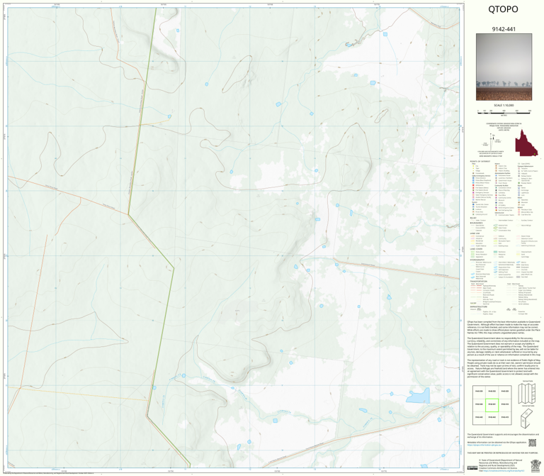 Dunmore (9142-441) Map by Department of Natural Resources and Mines ...