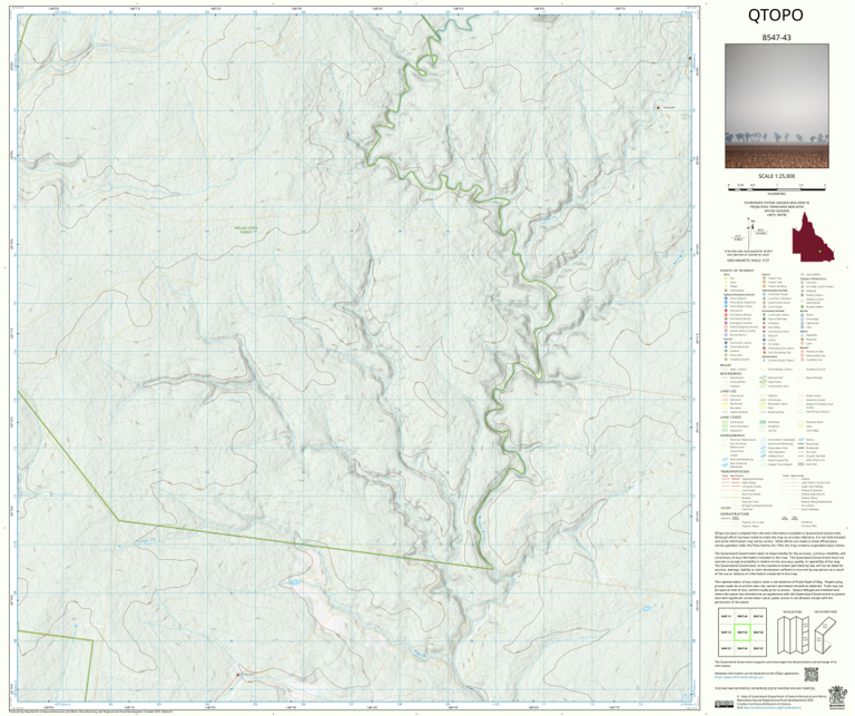 Eden (8547-43) Map by Department of Natural Resources and Mines ...