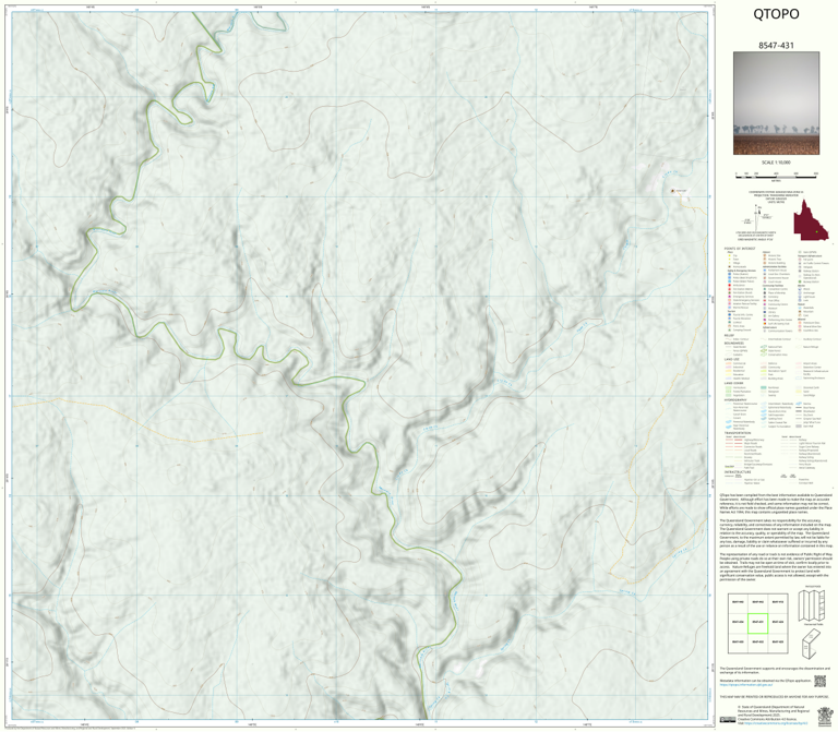 Eden (8547-431) Map by Department of Natural Resources and Mines ...