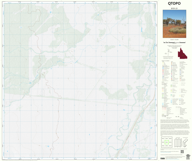 Edwinstowe (8151-21) Map by Department of Natural Resources and Mines ...