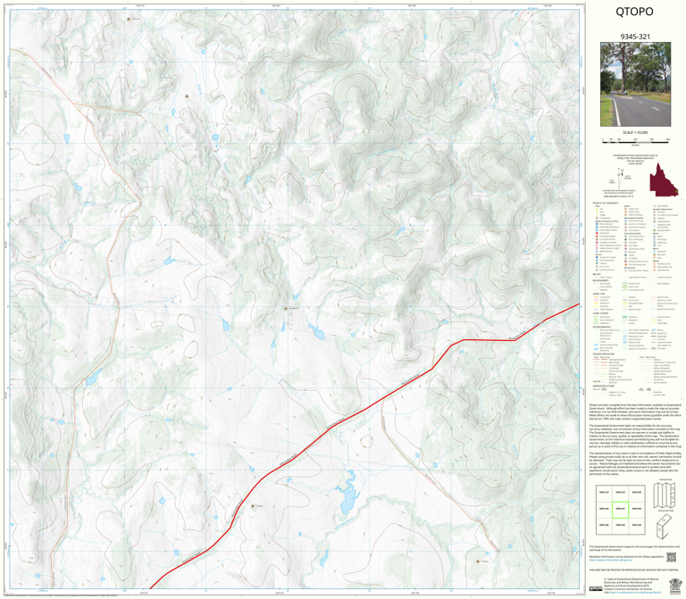 Elgin Vale (9345-321) Map by Department of Natural Resources and Mines ...