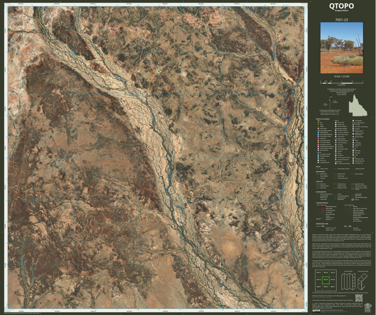 Elizabeth Uez Map Elizabeth Springs (7051-23i) Map by Department of Natural Resources and ...