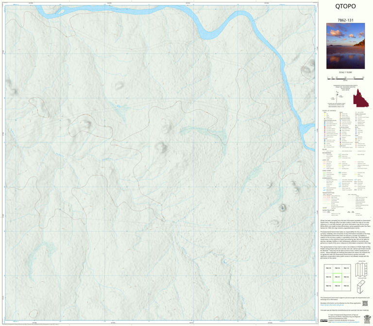 Emerson (7862-131) Map by Department of Natural Resources and Mines ...