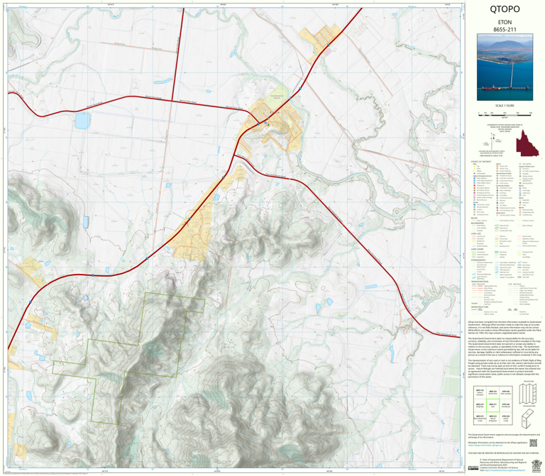 Eton (8655-211) Map by Department of Natural Resources and Mines ...