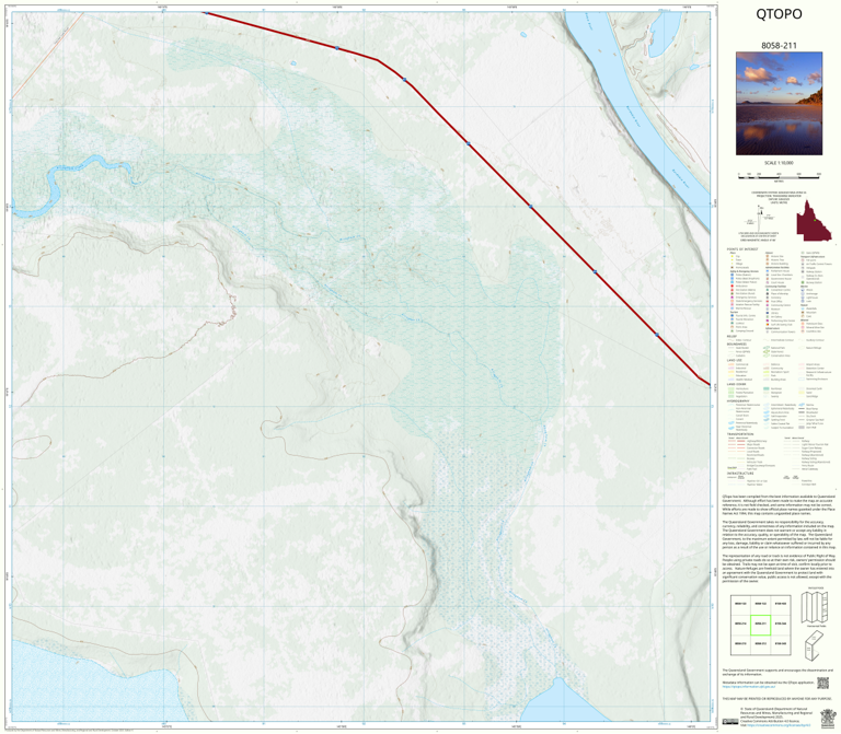 Eumara (8058-211) Map by Department of Natural Resources and Mines ...