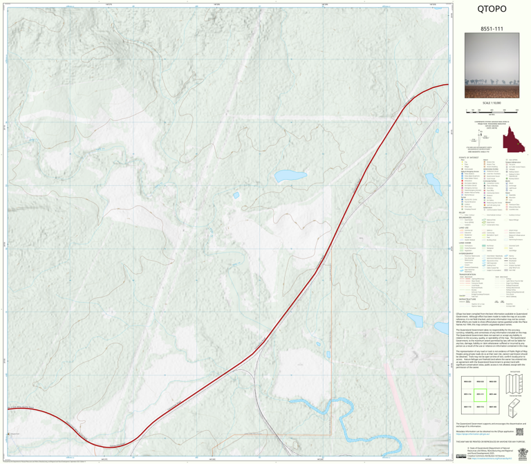 Expedition Creek (8551-111) Map by Department of Natural Resources and ...