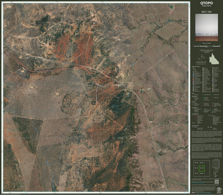 Fairhill (8651-344i) Map by Department of Natural Resources and Mines ...