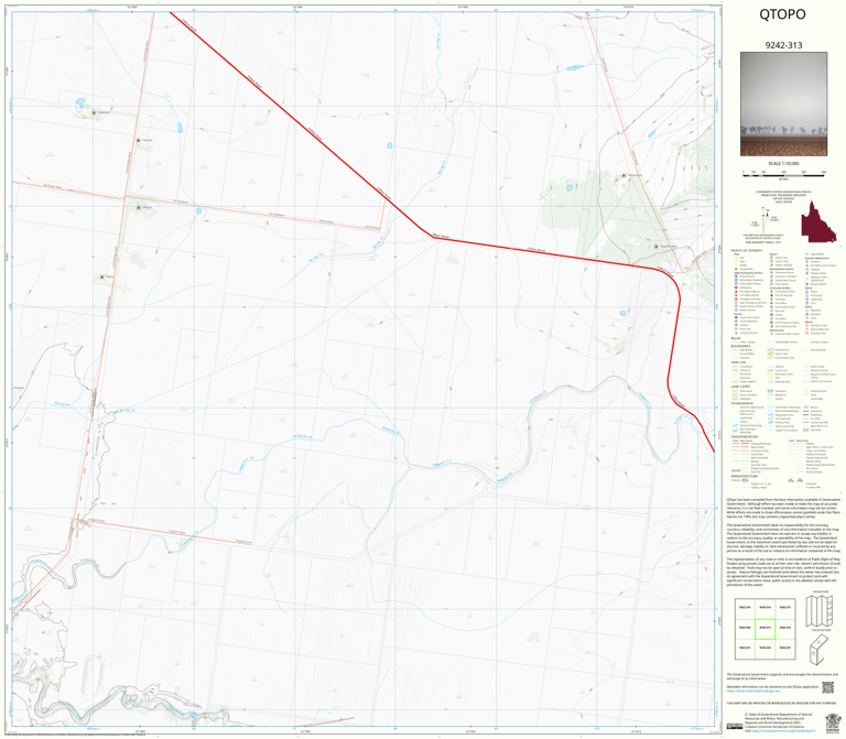 Felton (9242-313) Map by Department of Natural Resources and Mines ...