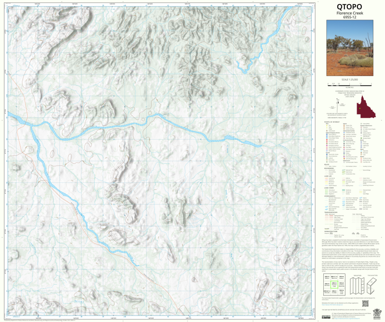 Florence Creek (6955-12) Map by Department of Natural Resources and ...