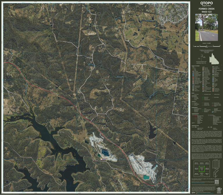 FORBES CREEK (9443-123i) Map by Department of Natural Resources and ...