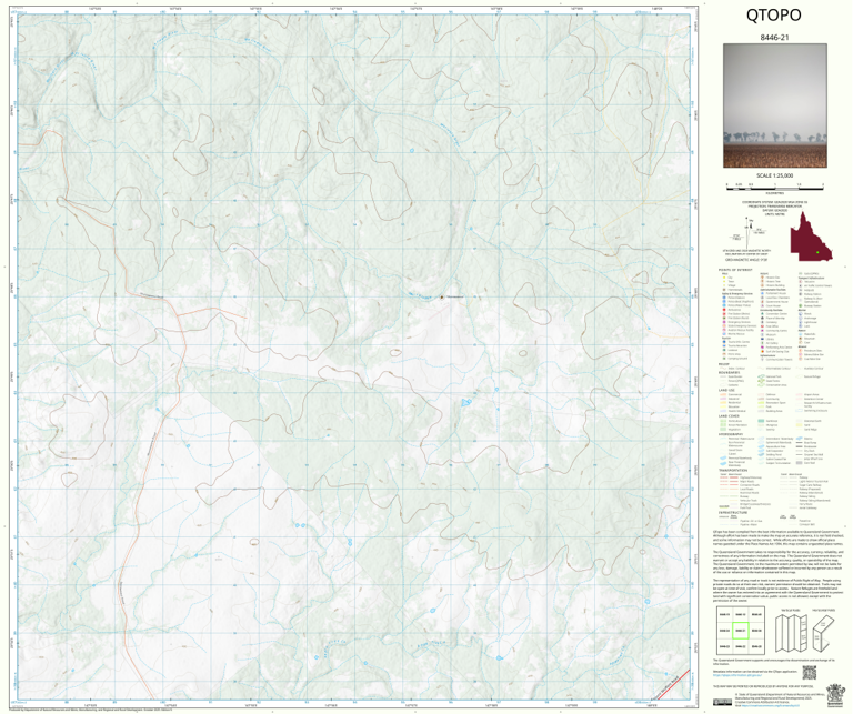 Forest Vale (8446-21) Map by Department of Natural Resources and Mines ...