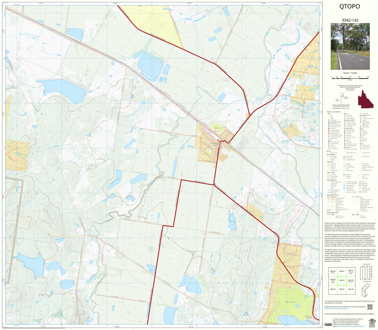 Gatton (9342-142) Map by Department of Natural Resources and Mines ...