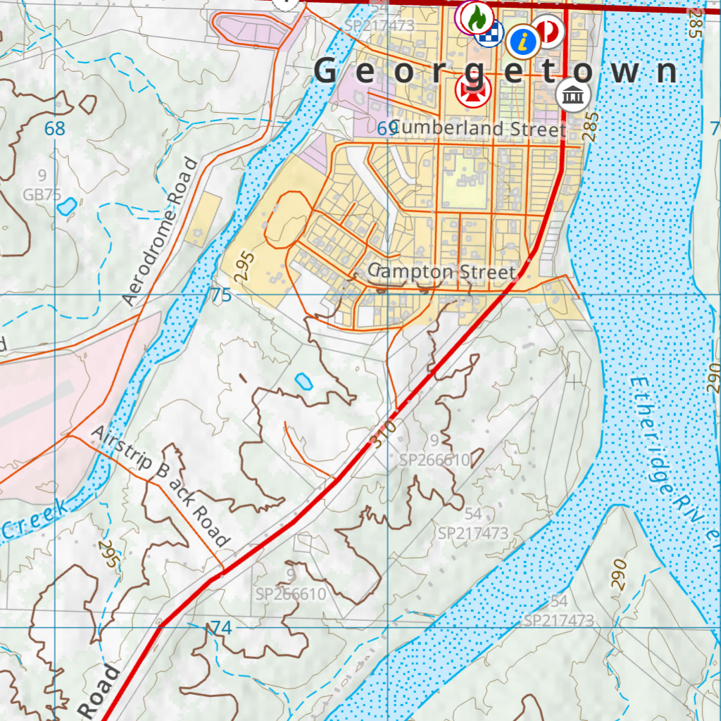 Georgetown (7661-34) Map by Department of Natural Resources and Mines ...