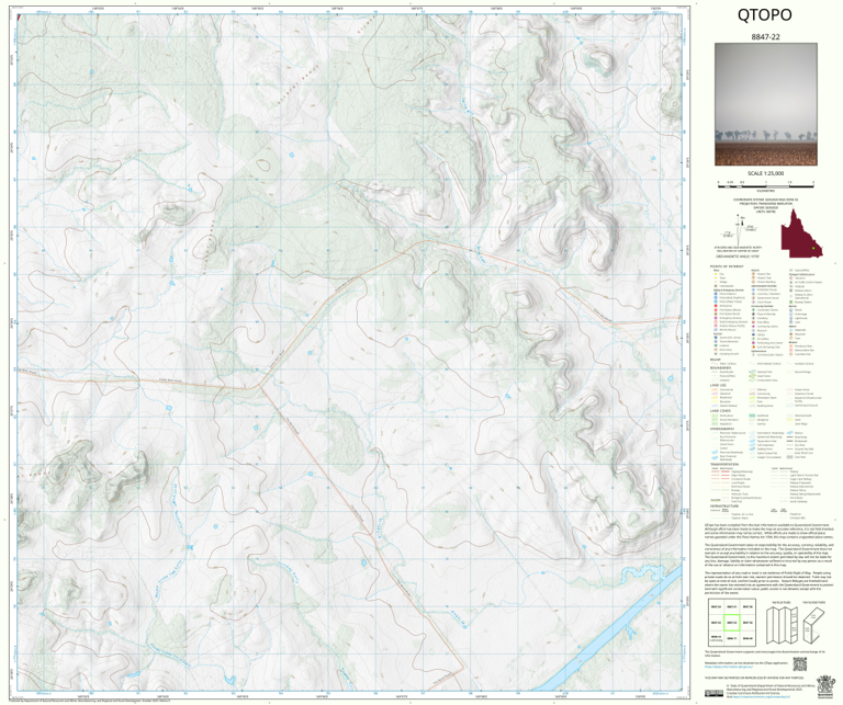 Gilbert Range (8847-22) Map by Department of Natural Resources and ...