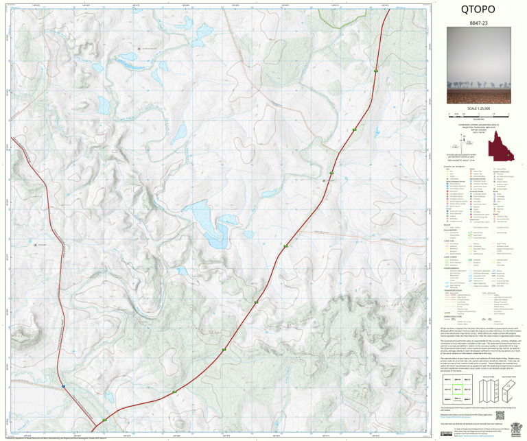 Gilbert Range (8847-23) Map by Department of Natural Resources and ...