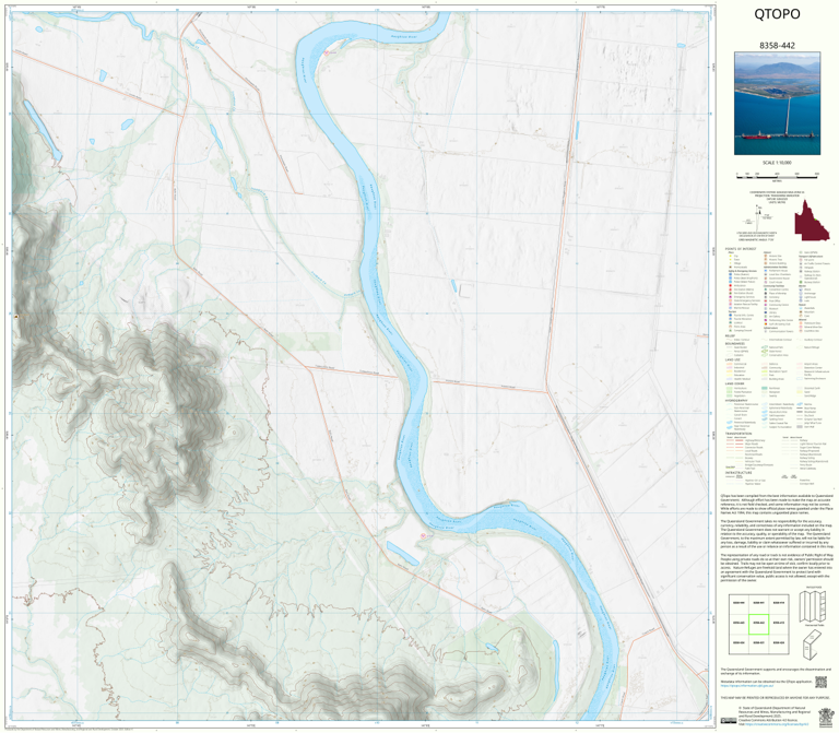 Giru (8358-442) Map by Department of Natural Resources and Mines ...