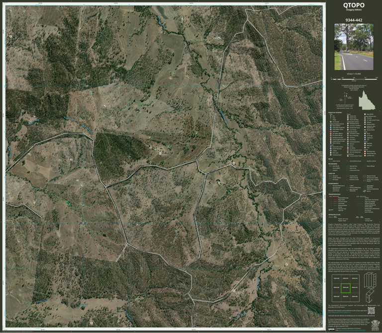 Glan Devon (9344-442i) Map by Department of Natural Resources and Mines ...