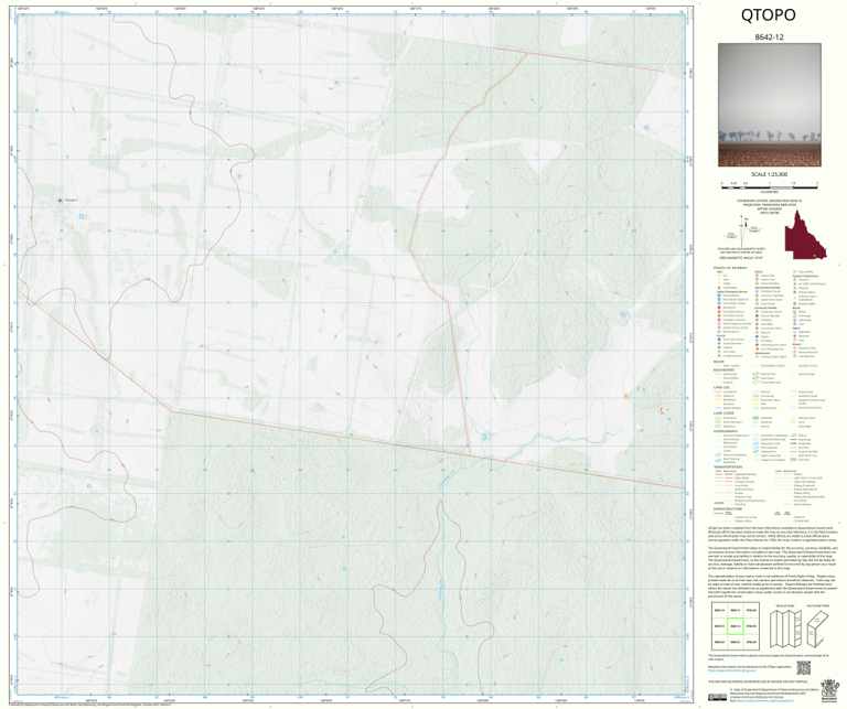 Glenearn (8642-12) Map by Department of Natural Resources and Mines ...
