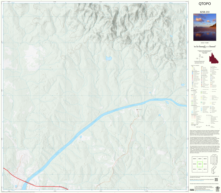 Glenell North (8258-233) Map by Department of Natural Resources and ...