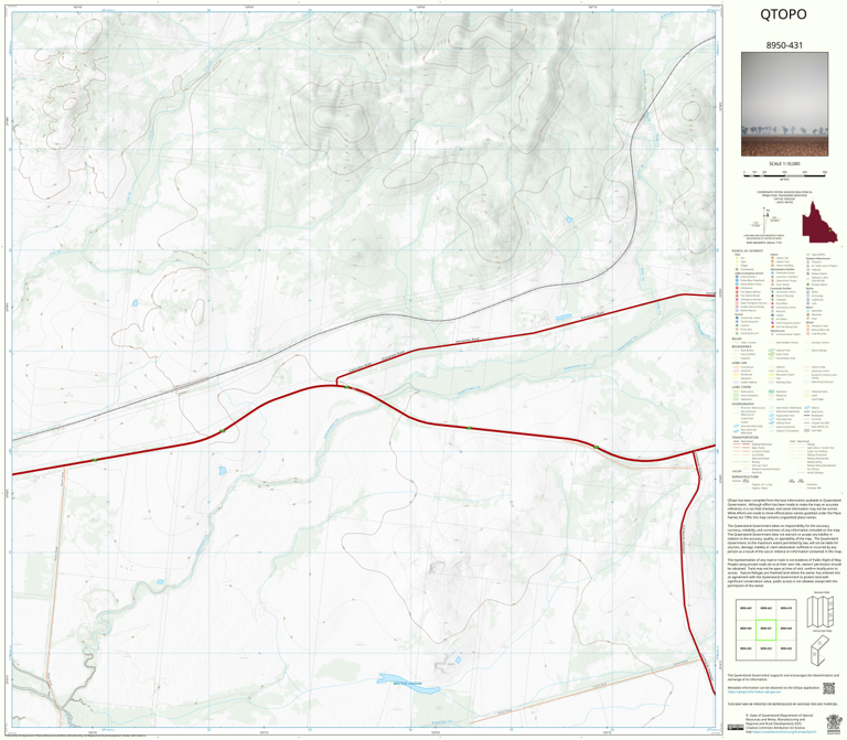 Gogango (8950-431) Map by Department of Natural Resources and Mines ...