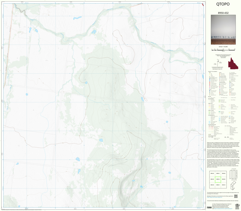 Gogango (8950-432) Map by Department of Natural Resources and Mines ...