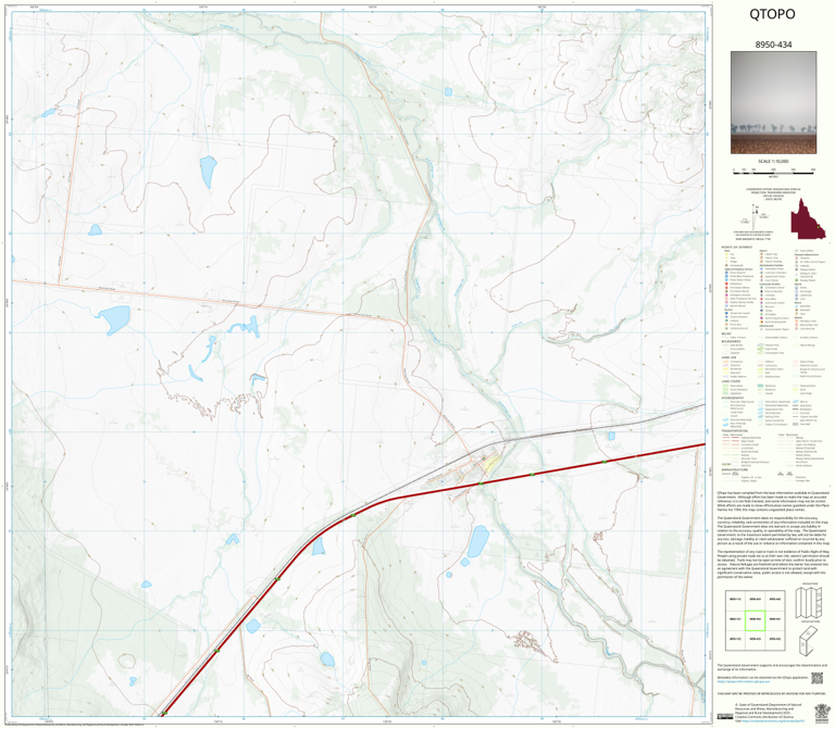 Gogango (8950-434) Map by Department of Natural Resources and Mines ...