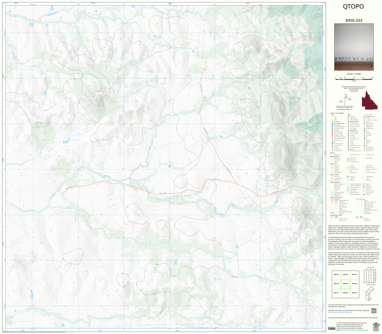 Gogango Range (8950-333) Map by Department of Natural Resources and ...