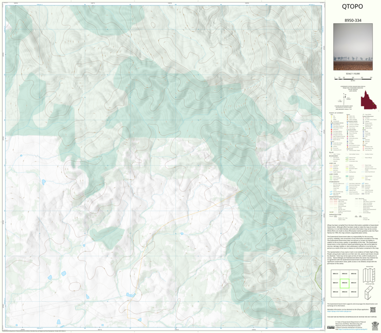 Gogango Range (8950-334) Map by Department of Natural Resources and ...