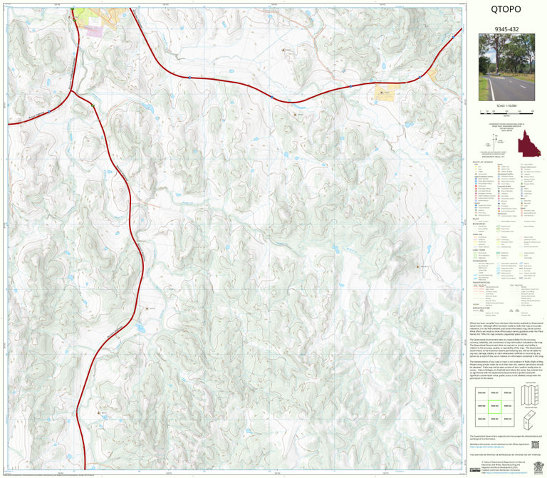 Goomeri (9345-432) Map by Department of Natural Resources and Mines ...