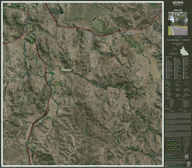 Goomeri (9345-432i) Map by Department of Natural Resources and Mines ...