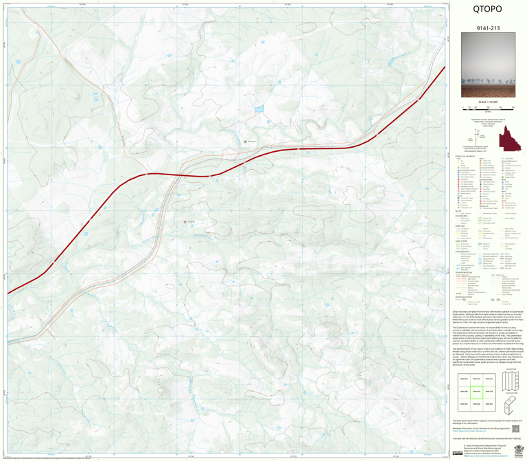 Gore (9141-213) Map by Department of Natural Resources and Mines ...