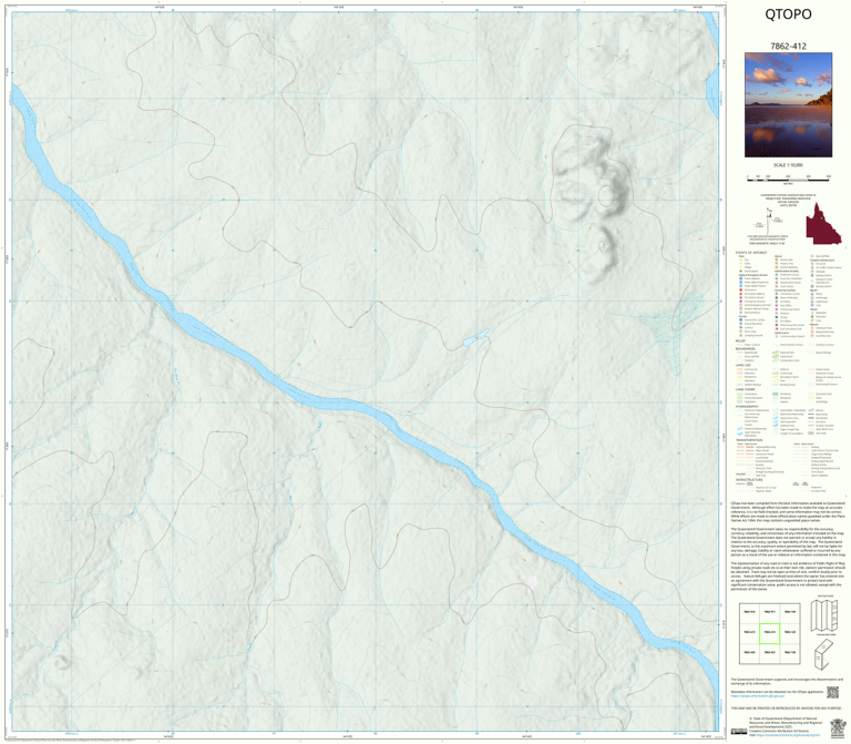 Graves Pinnacle (7862-412) Map by Department of Natural Resources and ...