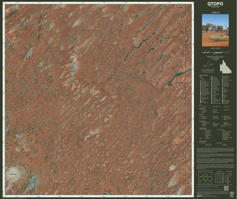 Grease Well (7240-43i) Map by Department of Natural Resources and Mines ...
