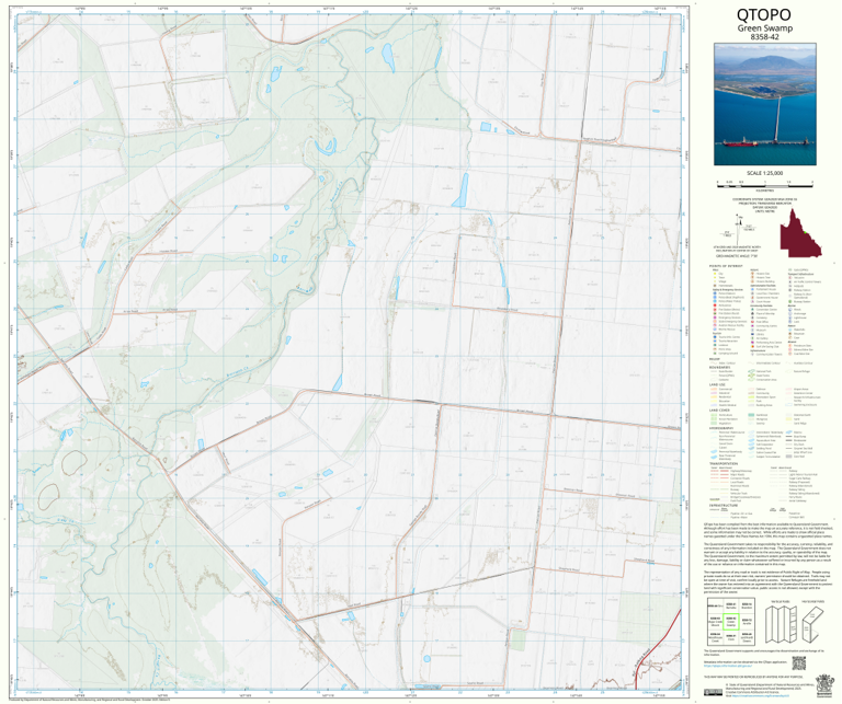Green Swamp (8358-42) Map by Department of Natural Resources and Mines ...