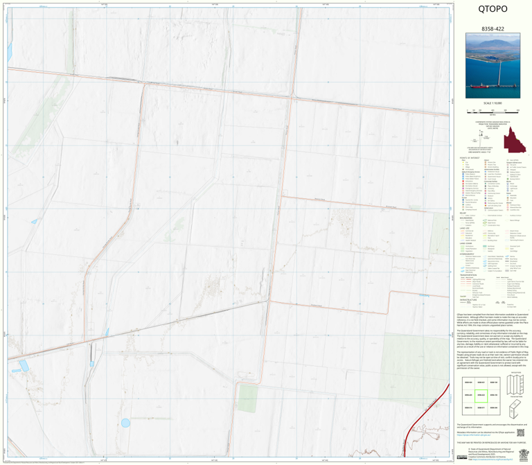 Green Swamp (8358-422) Map by Department of Natural Resources and Mines ...