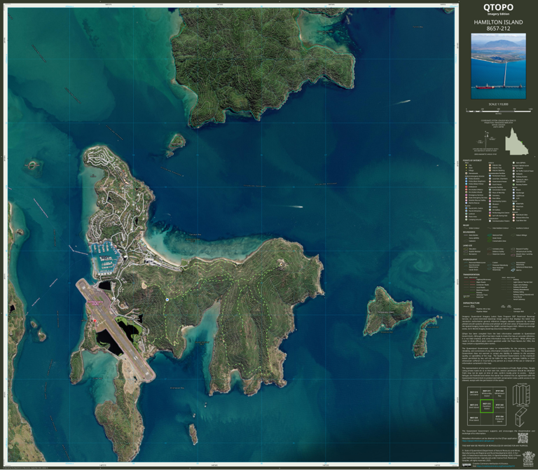 HAMILTON ISLAND (8657-212i) Map by Department of Natural Resources