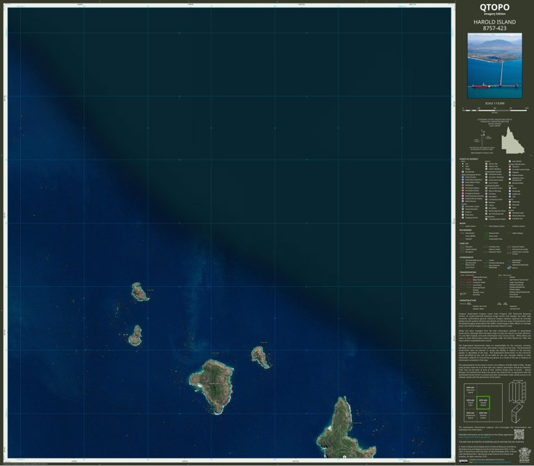HAROLD ISLAND (8757-423i) Map by Department of Natural Resources and ...