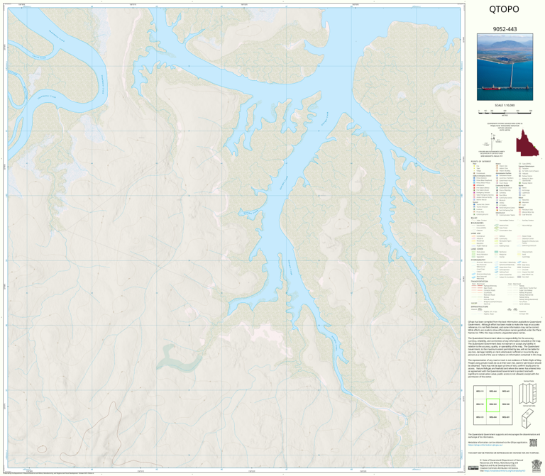 Head Creek (9052-443) Map by Department of Natural Resources and Mines ...