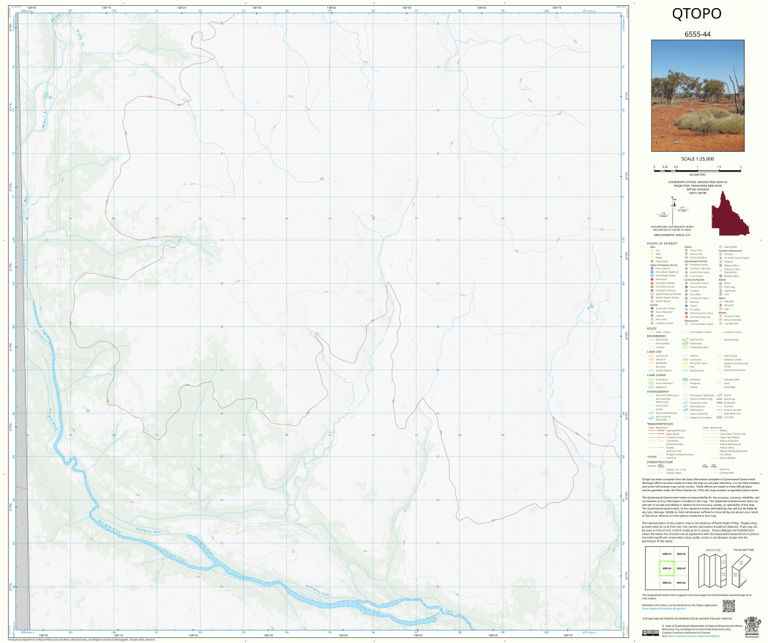 Headingly (6555-44) Map by Department of Natural Resources and Mines ...