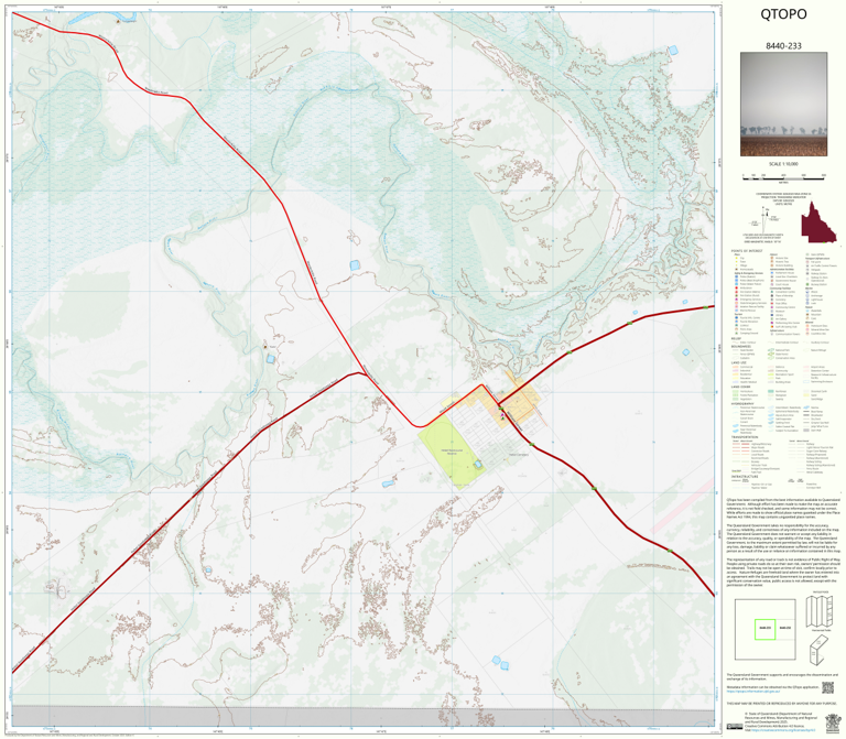 Hebel (8440-233) Map by Department of Natural Resources and Mines ...