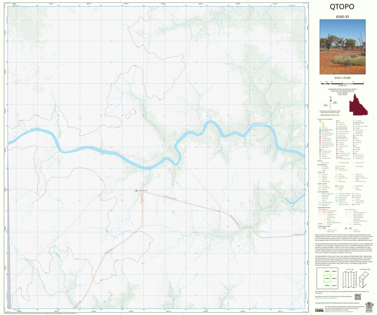 Herbert Vale (6560-33) Map by Department of Natural Resources and Mines ...