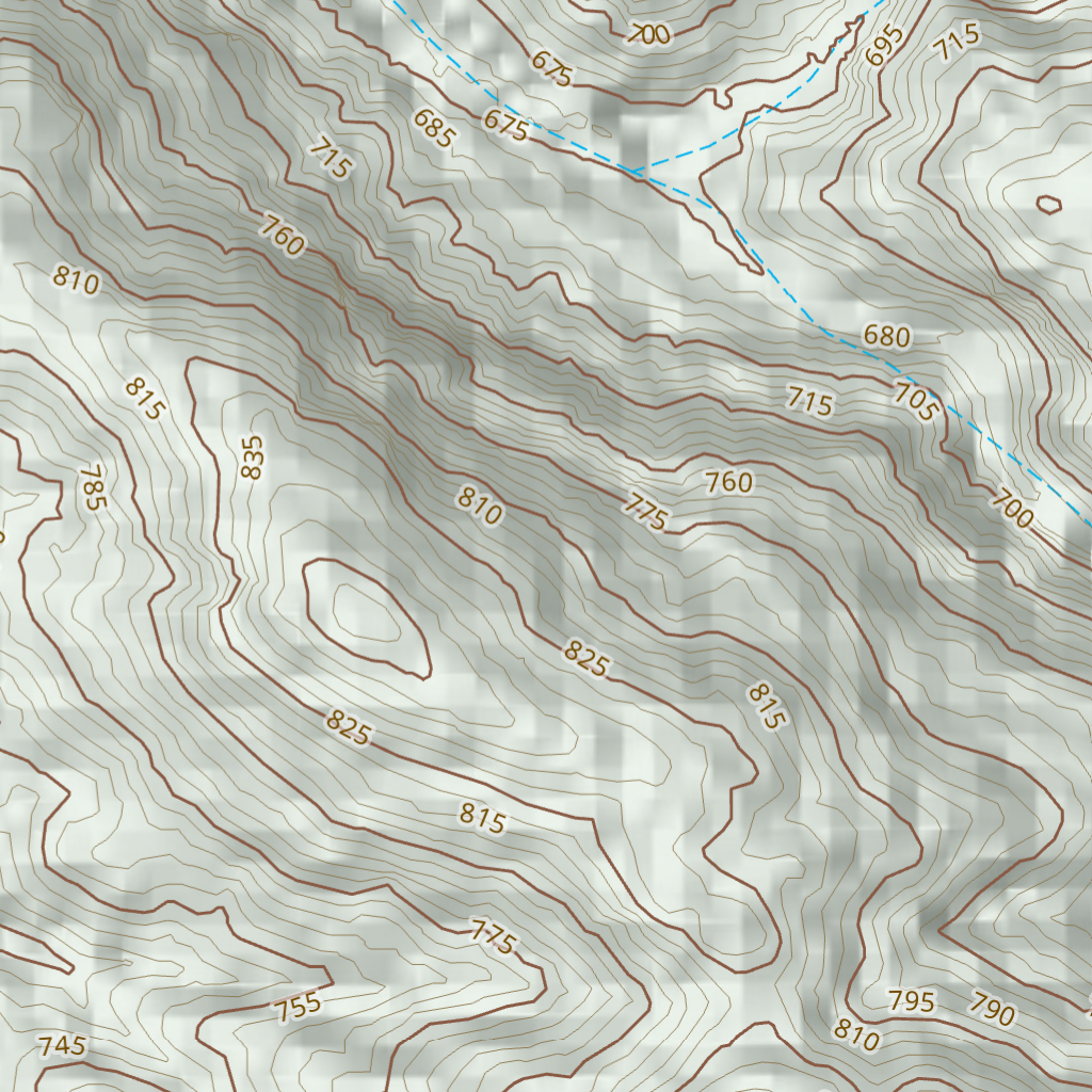 Hidden Line Map Hidden Valley (8160-332) Map by Department of Natural Resources and ...