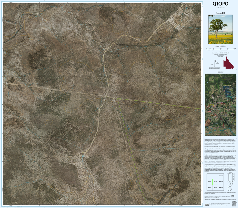 Hillside (8446-411i) Map by Department of Natural Resources and Mines ...